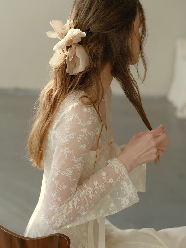 Embroidered Lace Princess Dress