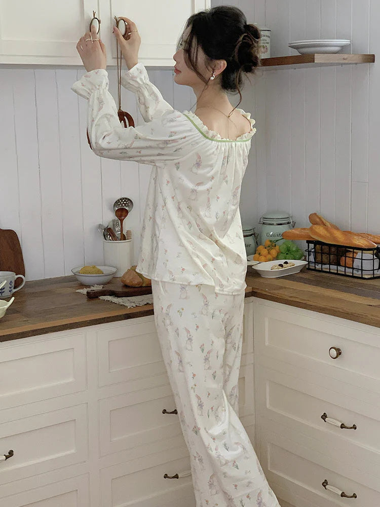 Velvet Bunny Dream Pajama Set