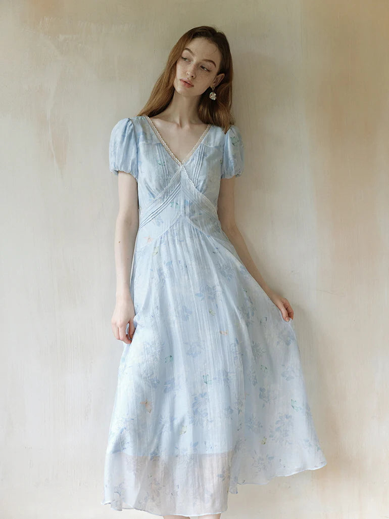 Blue Forest Whisper Dress