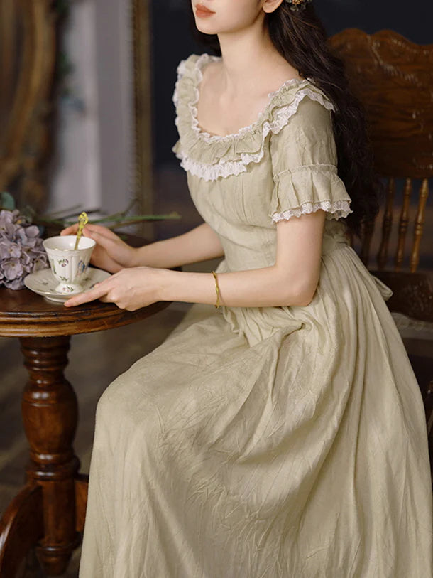 Ava's Mint Whisper Dress