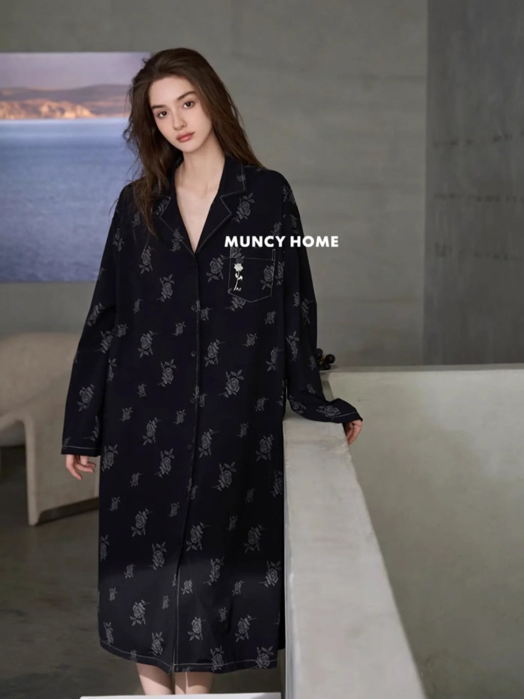 Black Rose Vintage Nightgown