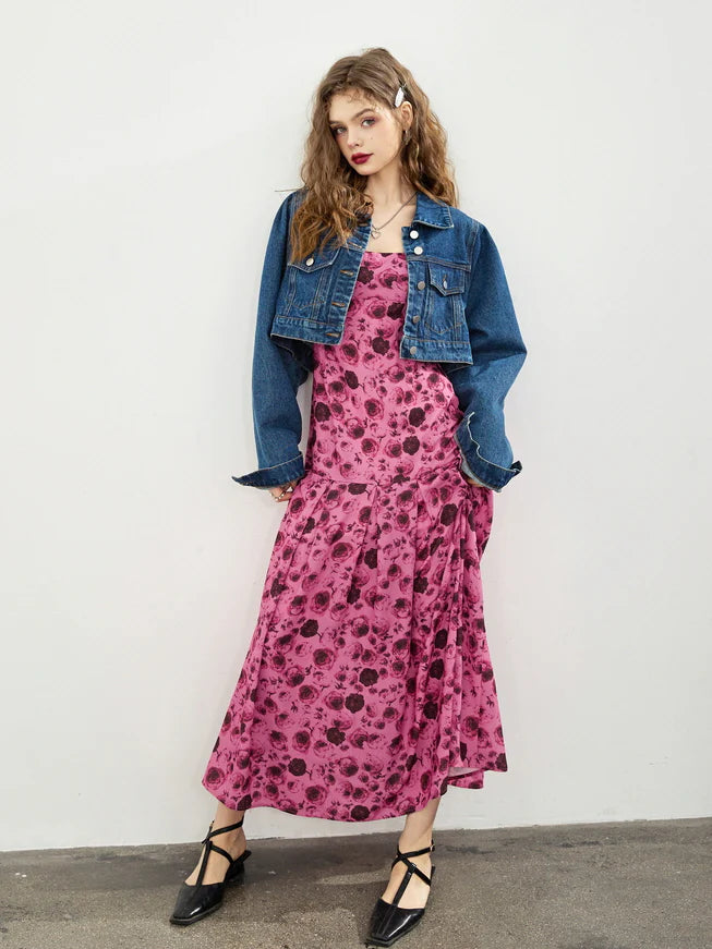 Dusty Rose Vintage Bloom Dress