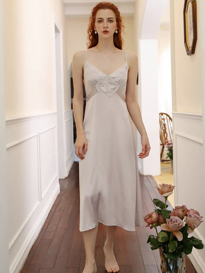 Whispering Silk Lace Nightwear Set