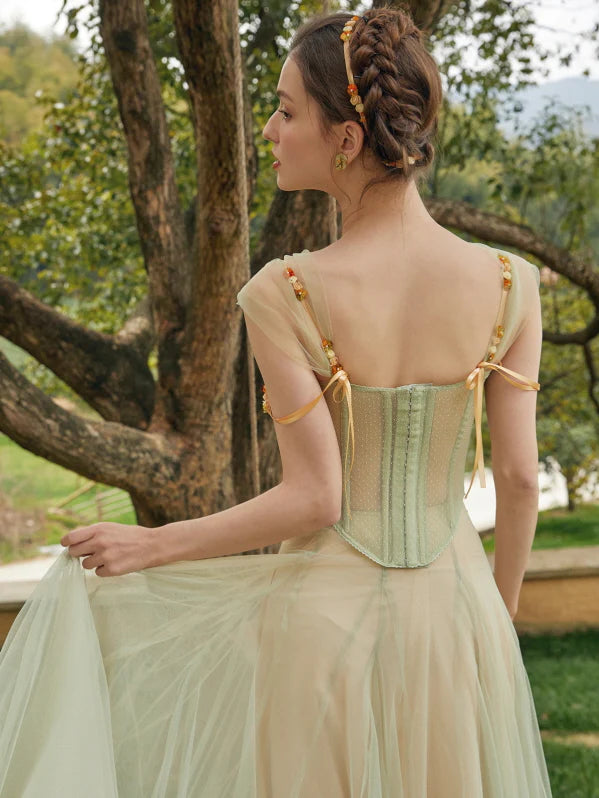 Fairy Wildflower Corset & Tulle Skirt