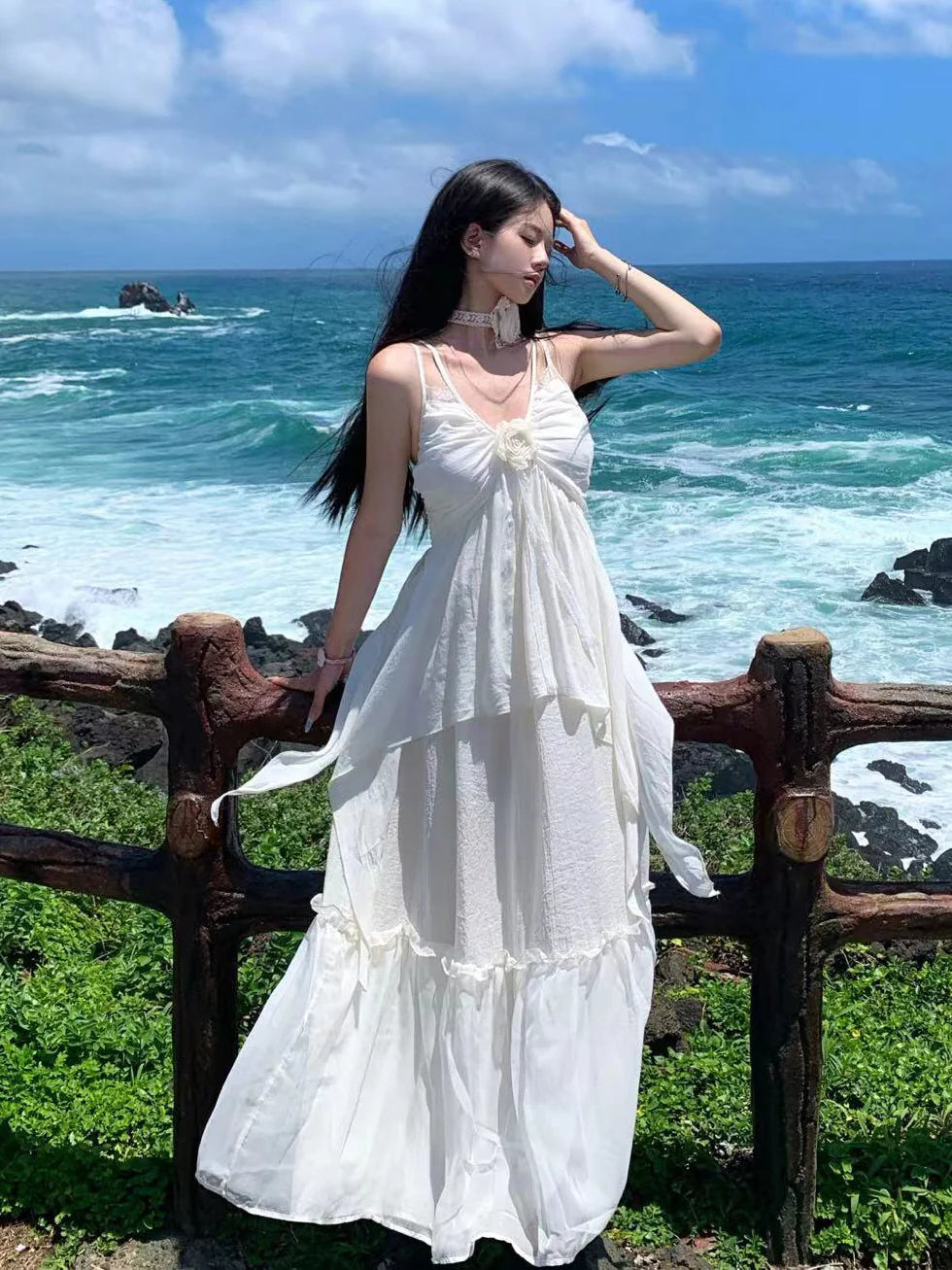 Ethereal Rose Fairycore Gown