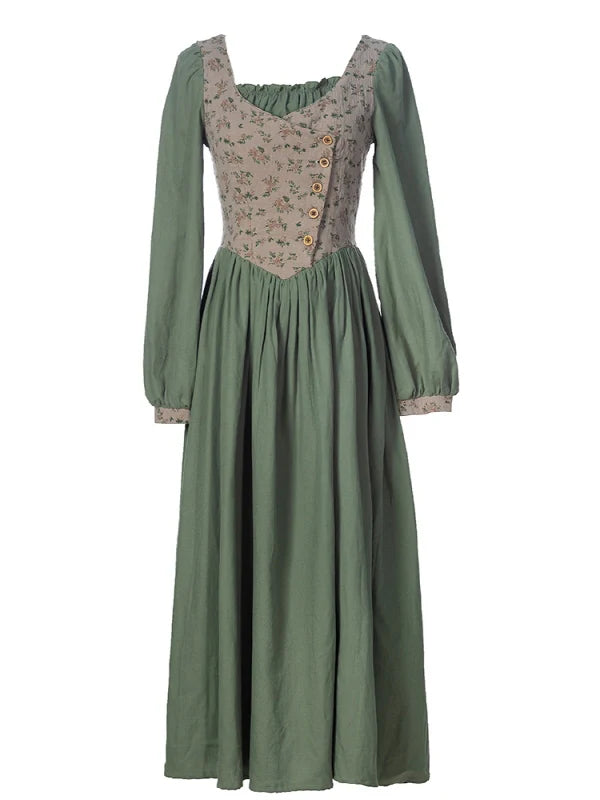 Meadow Whisper Floral Corset Dress