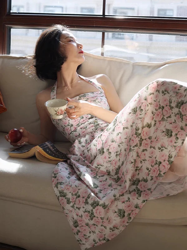 Floral Dream Halter Dress