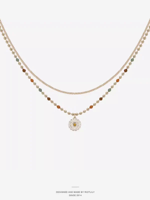 Daisy Blossom Beads Necklace