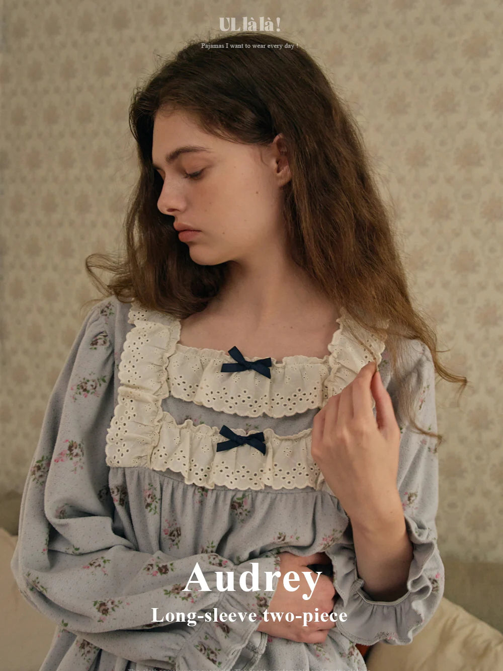 Fleece Rosebud Pajama Set