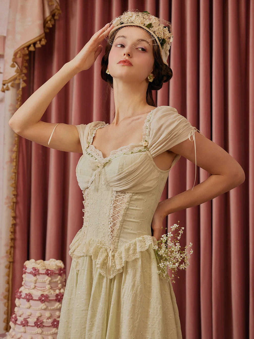 Emma's Graceful Garden Dress