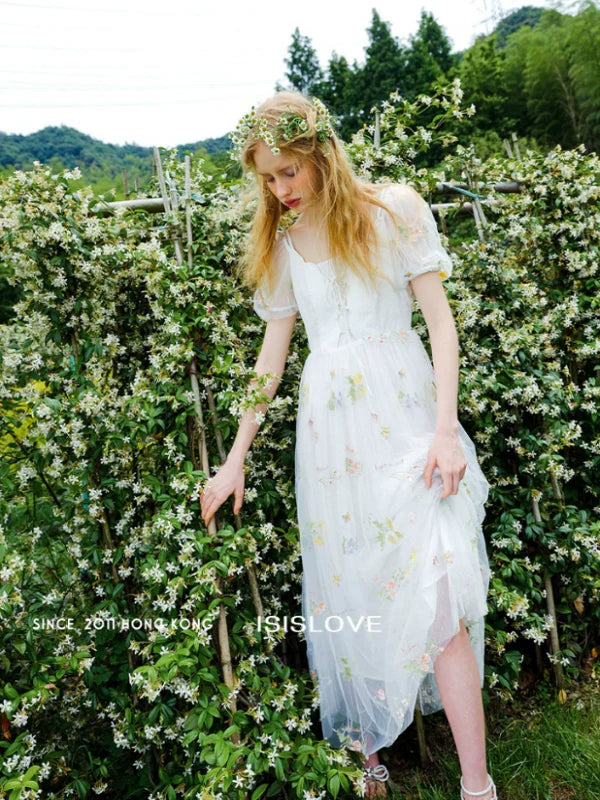 Floral Fairy's Whisper Dress