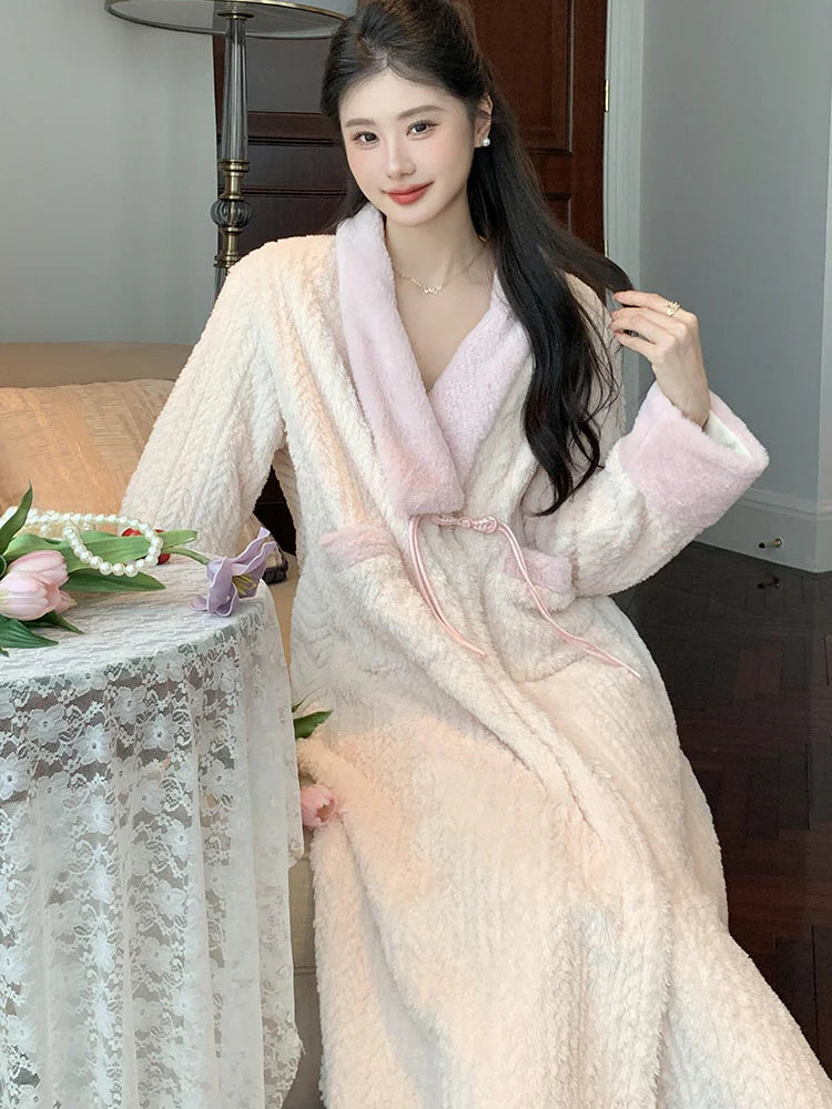 Cozy Velvet Winter Robe