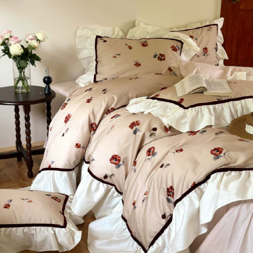 Vintage French Garden Bedding Set