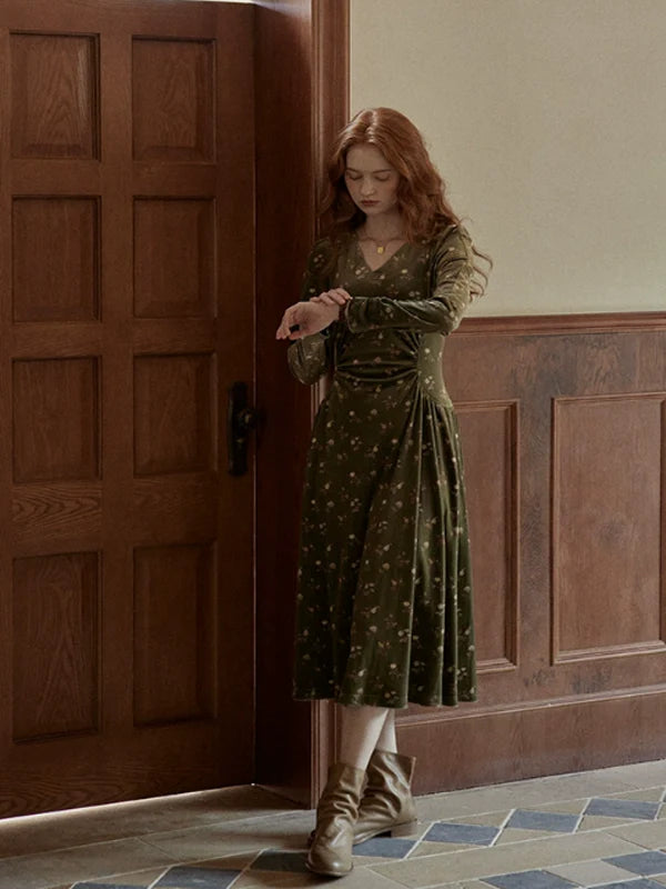 Deep Forest Elegance Dress