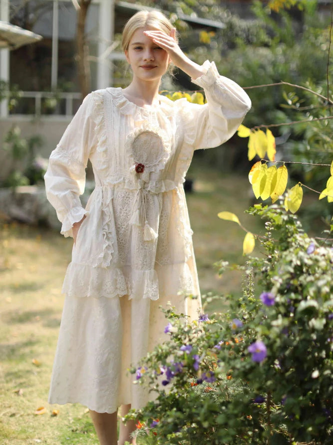 Whimsical Cotton Garden Dress