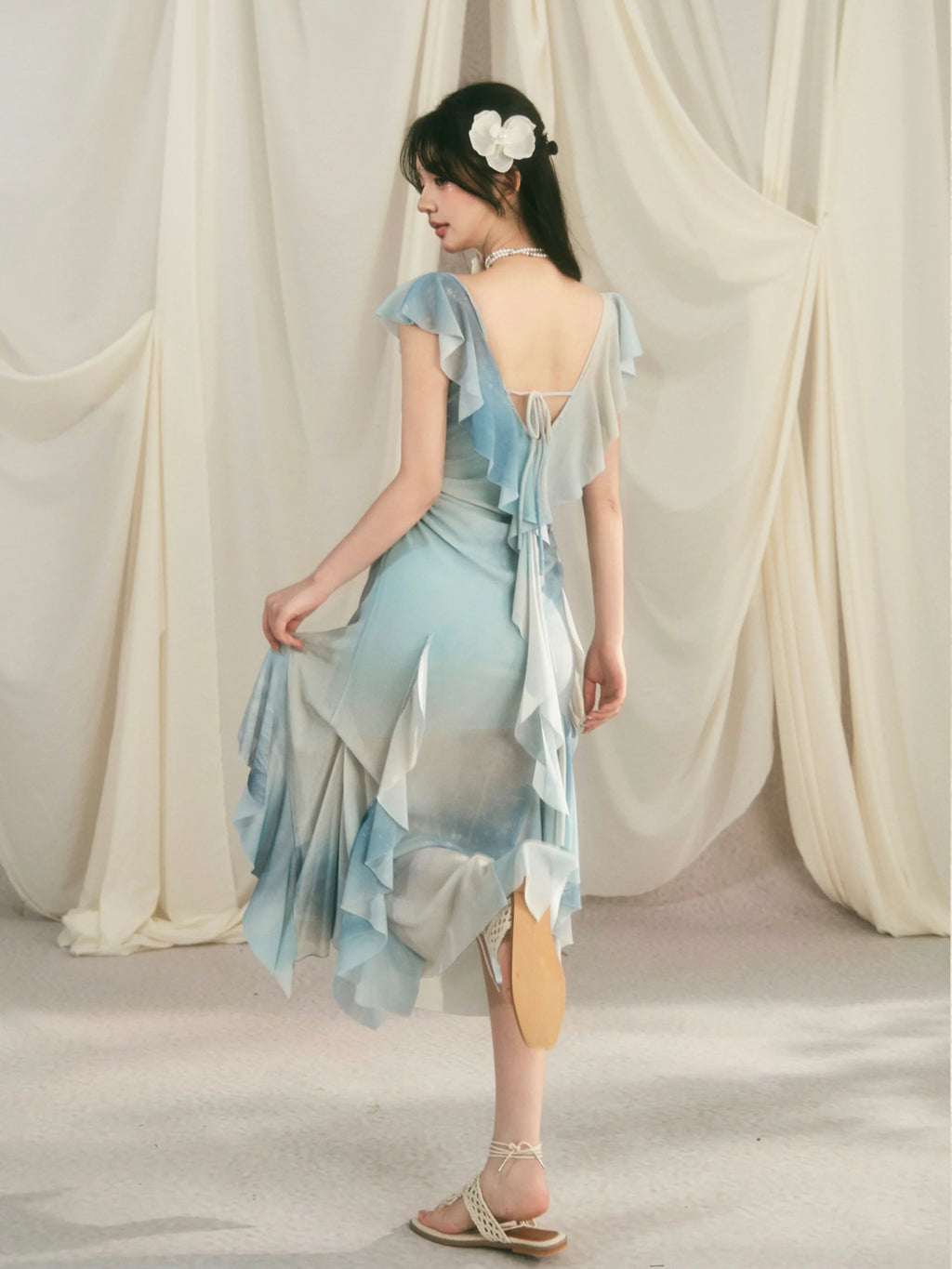 Celestial Blue Fairycore Dress