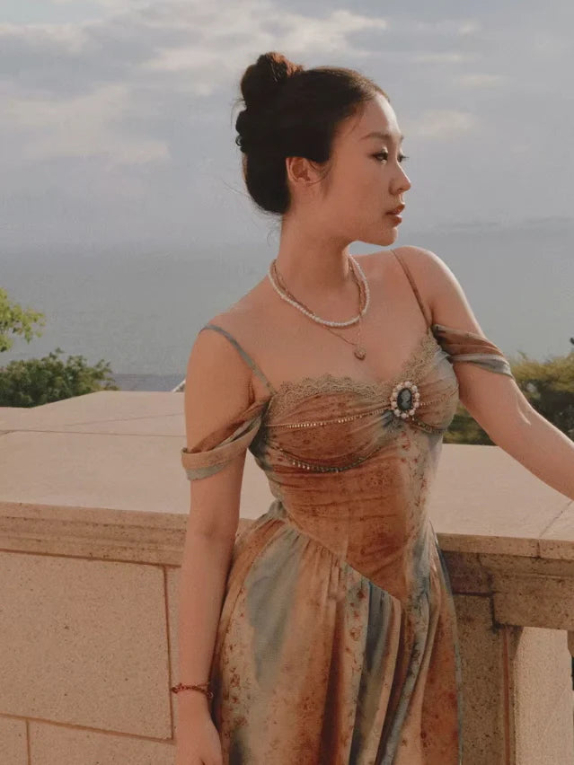 Enchanted Vintage Ocean Gown