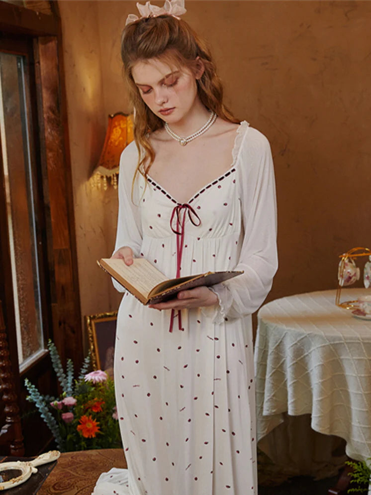 Whimsical Rosebud Nightgown