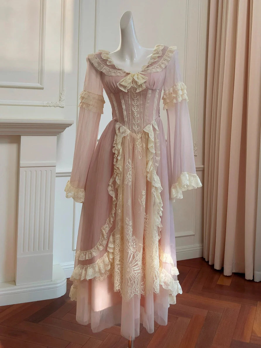Victorian Rose Lace Princess Dress