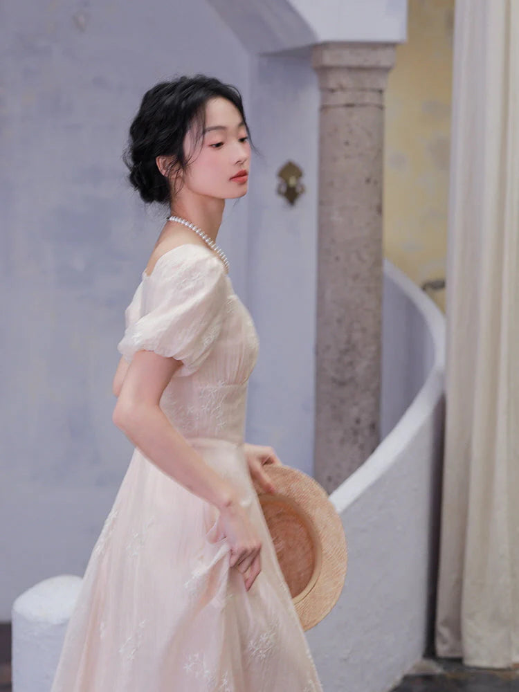 Charlotte's Vintage Charm Pink Dress