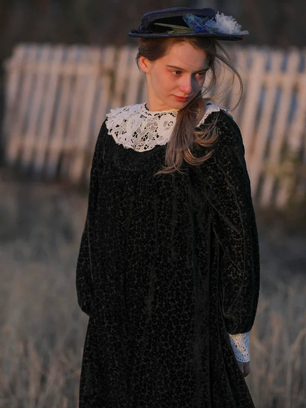 Velvet Twilight Elegance Dress