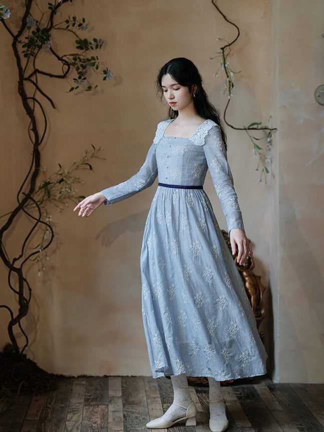 Blue Belle Vintage Lace Dress