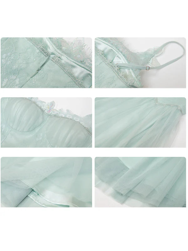 Sophia's Mint Butterfly Dress