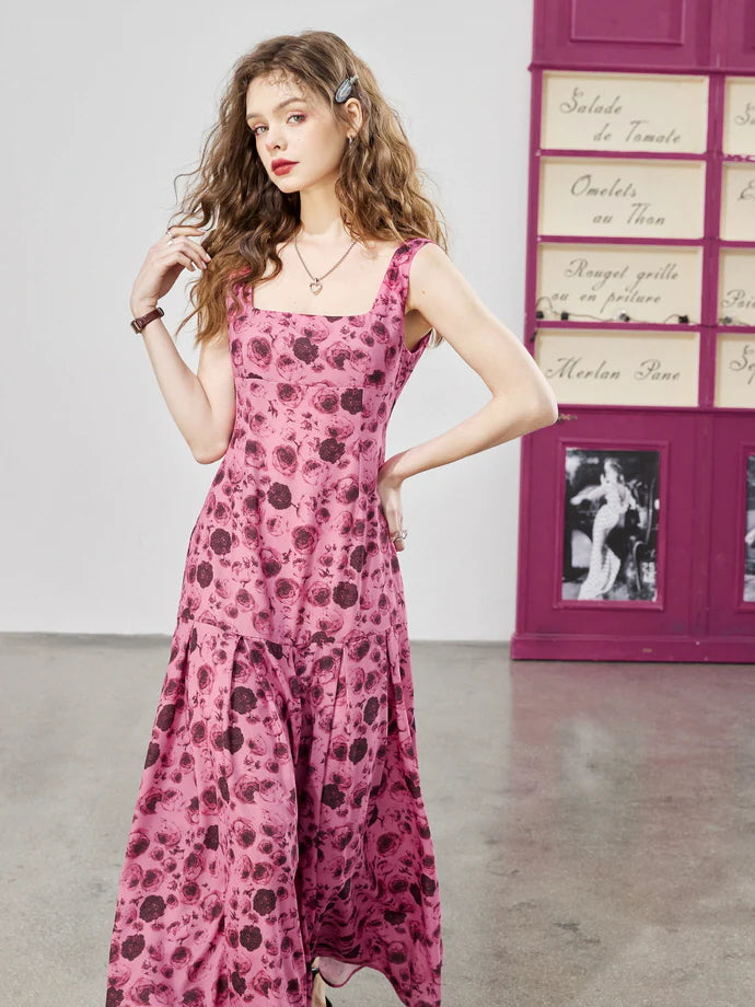 Dusty Rose Vintage Bloom Dress