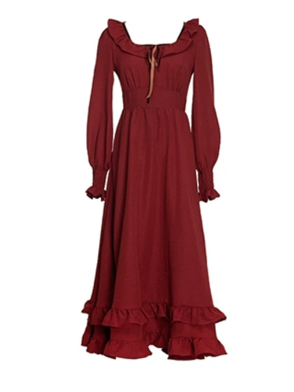 French Wine Elegance Dress