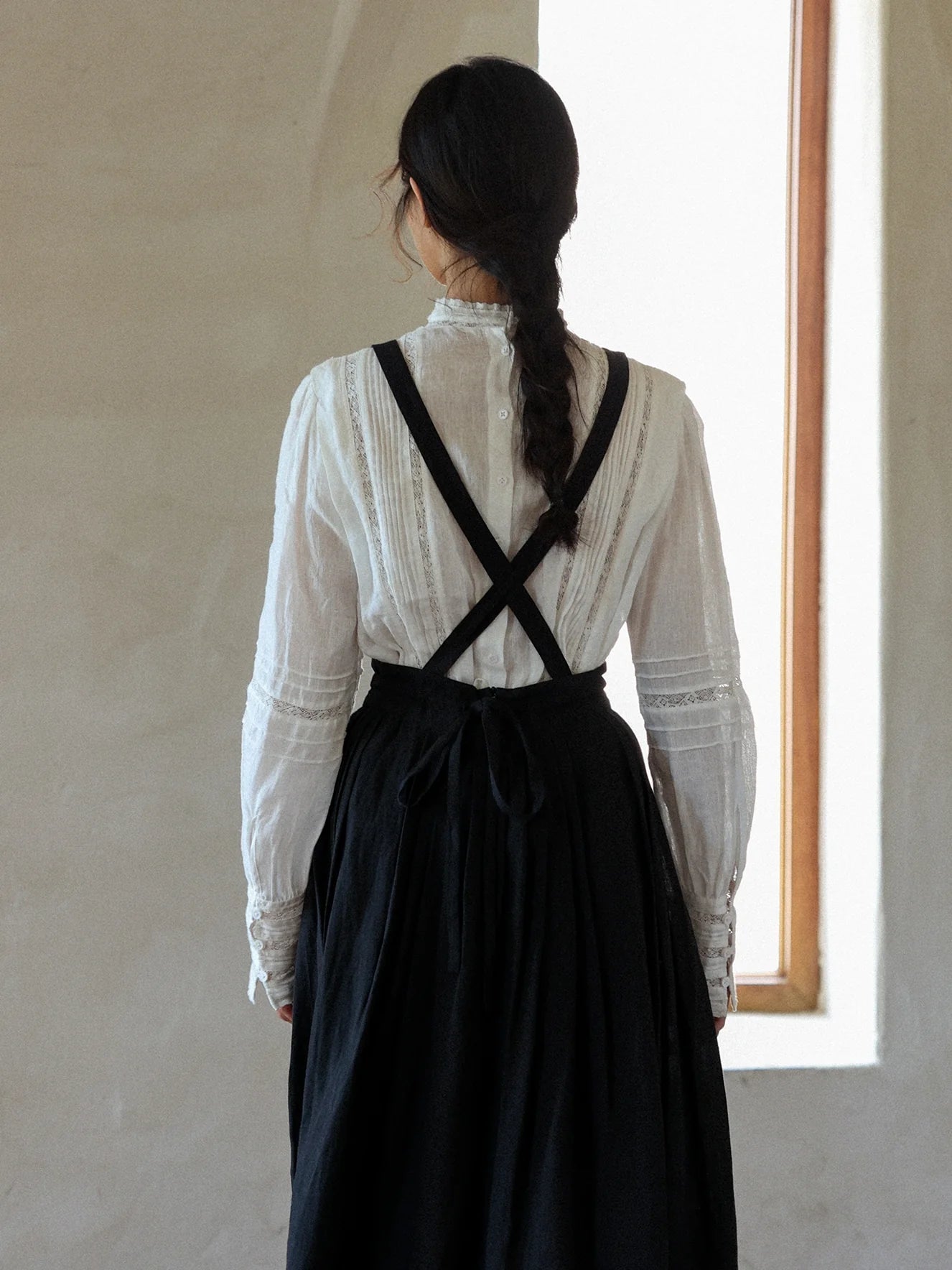 Vintage Linen Lace Blouse