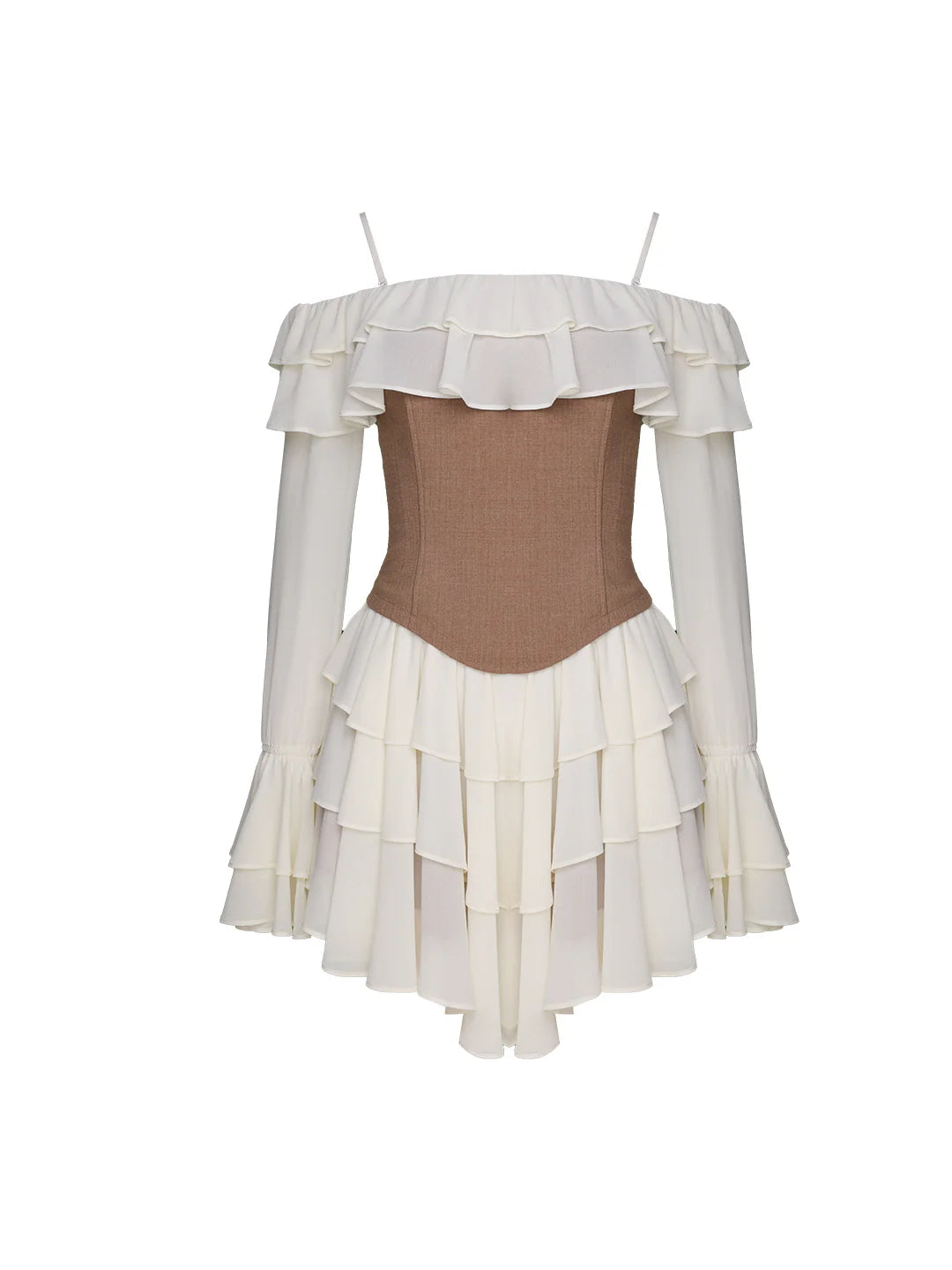 Fairytale Ruffle Corset Mini Dress