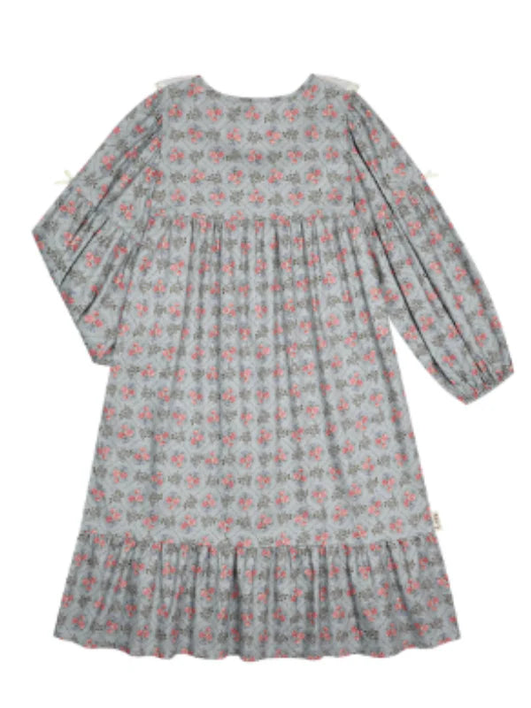 Whispering Blooms Lace-Trim Nightgown