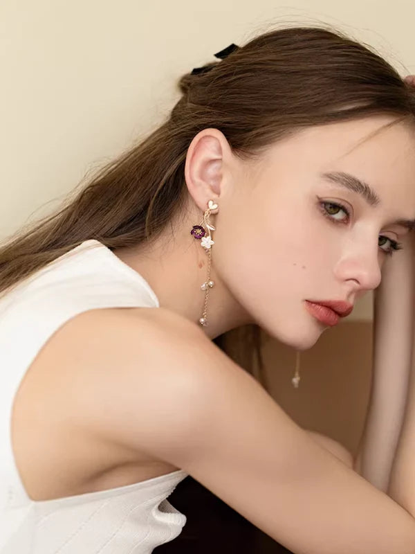 Flower Surgical Earrings