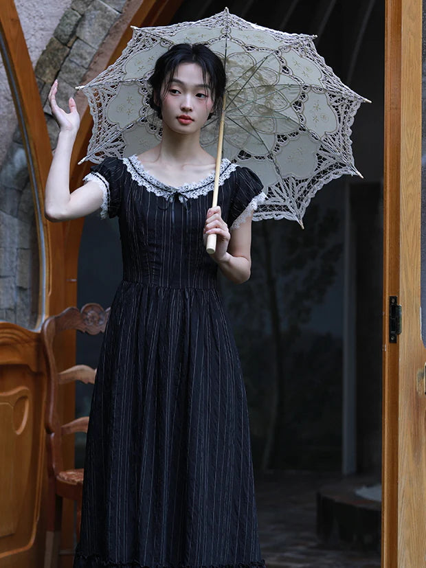 Victoria's Retro Black Elegance Dress