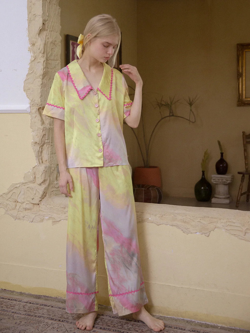 Sunset Dreams Silk Pajama