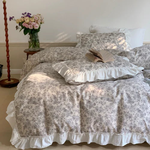 Autumn Blossom Cottagecore Bedding Set