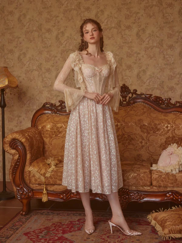 Clara's Golden Blossom Princess Dress