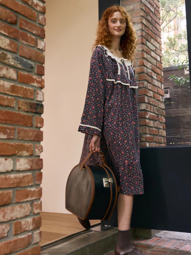 Wildberry Garden Ruffle Nightgown