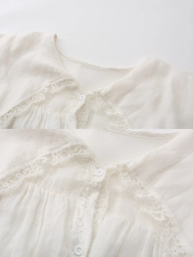 Linen Cloudlight Cottage Dress