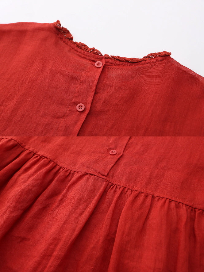 Wildflower Garden Embroidered Blouse