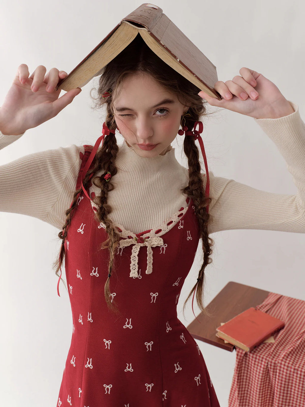 Cherry Blossom Vintage Bow Dress