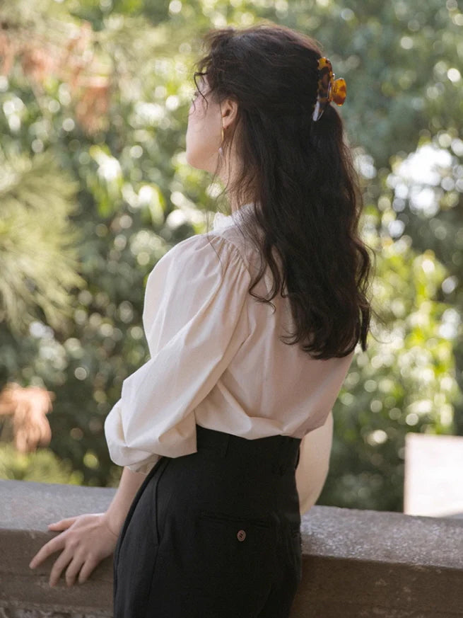 Vintage Embroidered Lace Blouse