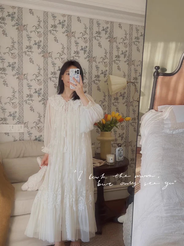 Ava's Whimsical Princess Sleepwear