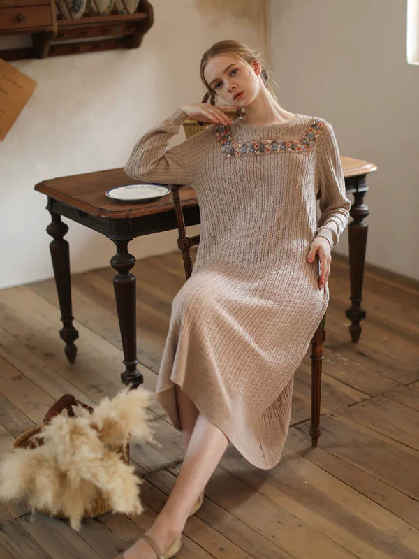 Enchanted Winter Blossom Dress