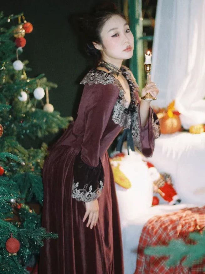 Royal Velvet Enchantment Dress