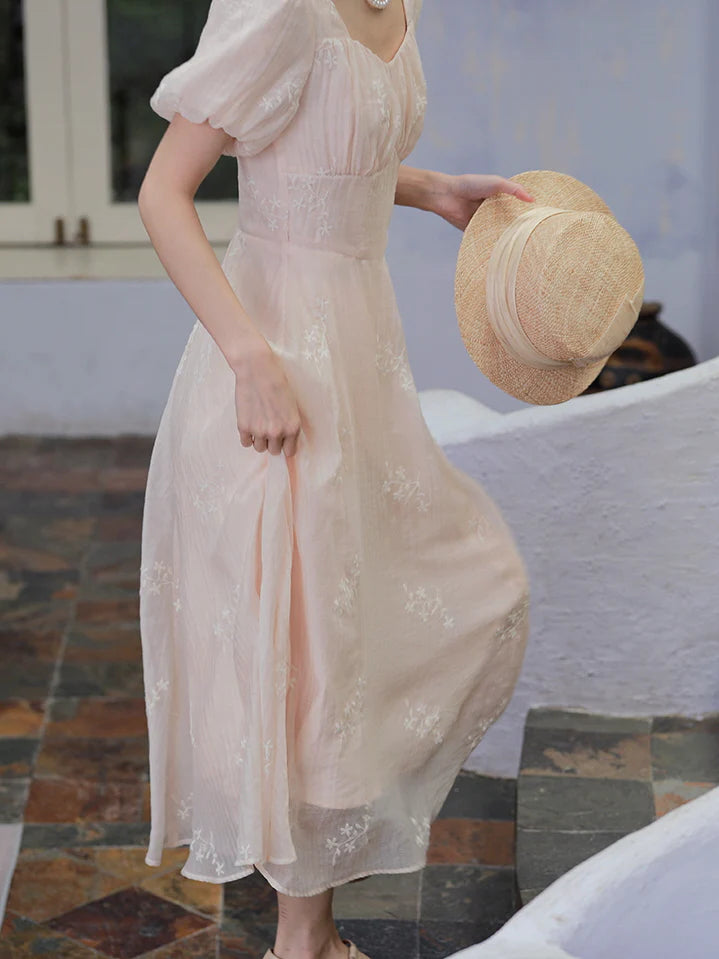 Charlotte's Vintage Charm Pink Dress