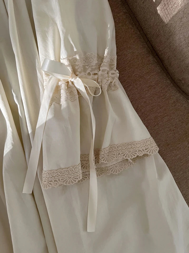 Retro Vintage Lace Dreams Nightgown