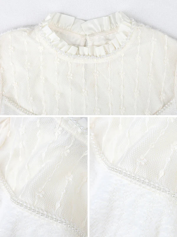 Sheer Elegance Lace Blouse