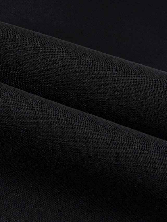 Midnight Ruffle Neckline Dress