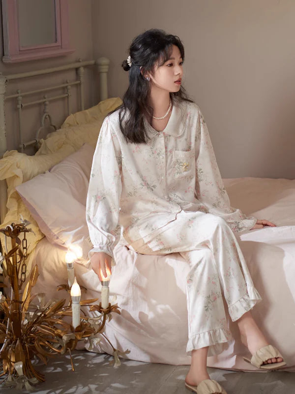 Pink Floral Whisper Sleepwear